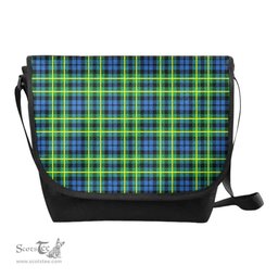 ScotsTee Shop Scottish Campbell of Breadalbane Ancient Clan Tartan Messenger Bag Plaid Shoulder Bag