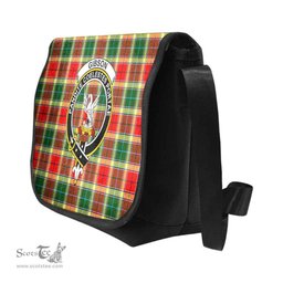 ScotsTee Shop Scottish Gibson Clan Crest Tartan Messenger Bag Plaid Shoulder Bag