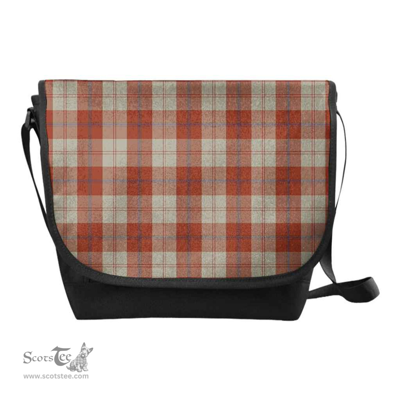 ScotsTee Shop Scottish Davidson Dress Dancers Clan Tartan Messenger Bag Plaid Shoulder Bag