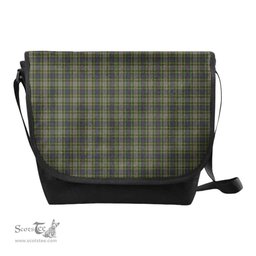 ScotsTee Shop Scottish Davidson Tulloch Dress Clan Tartan Messenger Bag Plaid Shoulder Bag