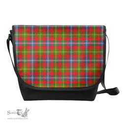 ScotsTee Shop Scottish Forrester Clan Tartan Messenger Bag Plaid Shoulder Bag