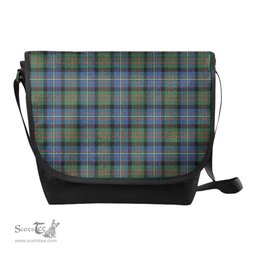 ScotsTee Shop Scottish Cameron of Erracht Ancient Clan Tartan Messenger Bag Plaid Shoulder Bag