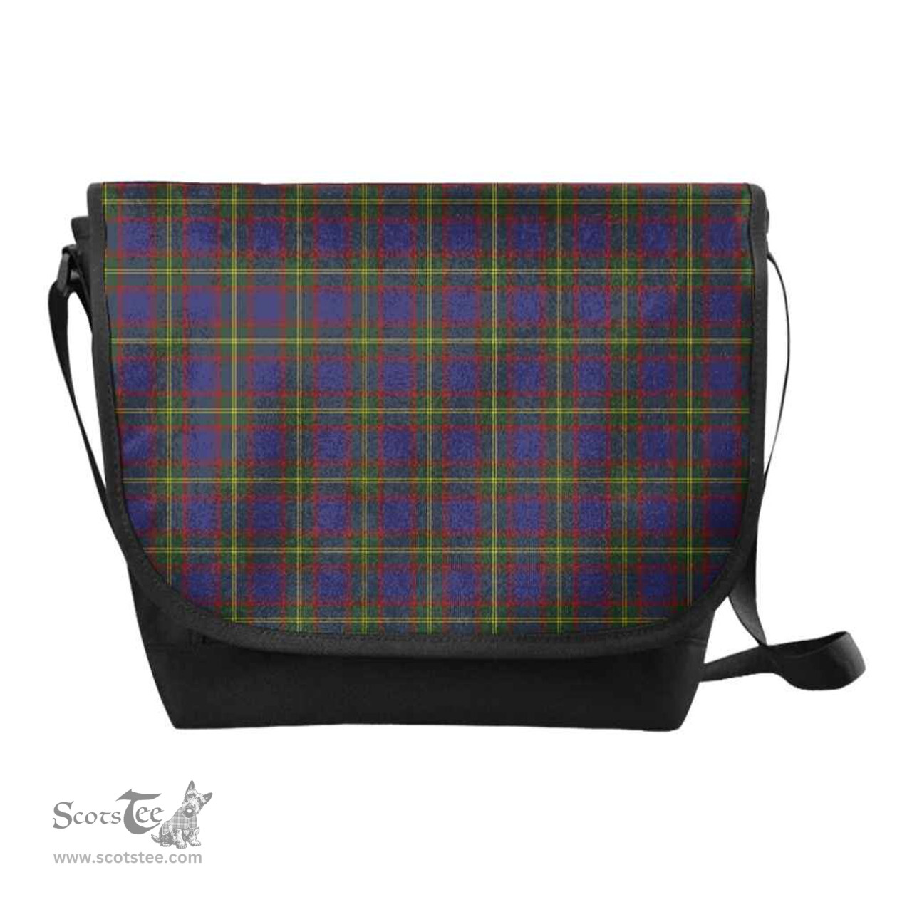 ScotsTee Shop Scottish Durie Clan Tartan Messenger Bag Plaid Shoulder Bag