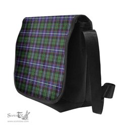 ScotsTee Shop Scottish Galbraith Modern Clan Tartan Messenger Bag Plaid Shoulder Bag