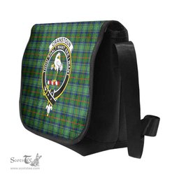 ScotsTee Shop Scottish Cranstoun Clan Crest Tartan Messenger Bag Plaid Shoulder Bag