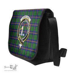 ScotsTee Shop Scottish Carmichael Clan Crest Tartan Messenger Bag Plaid Shoulder Bag