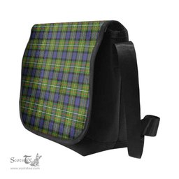 ScotsTee Shop Scottish Fergusson Modern Clan Tartan Messenger Bag Plaid Shoulder Bag