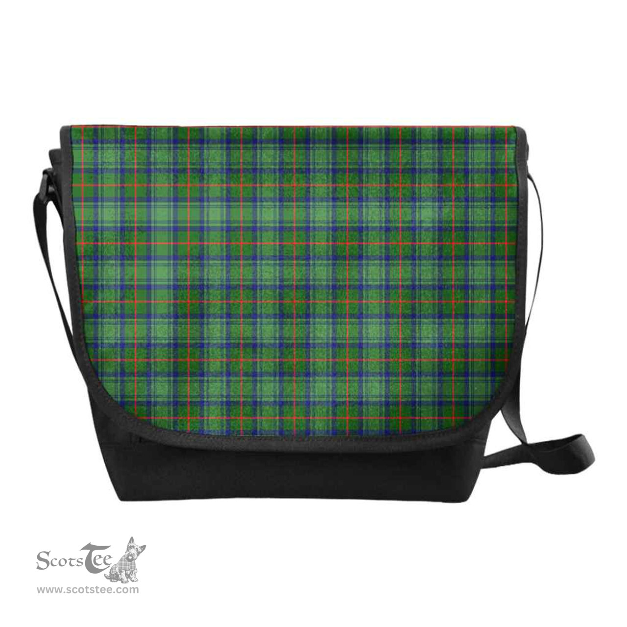 ScotsTee Shop Scottish Cranstoun Clan Tartan Messenger Bag Plaid Shoulder Bag