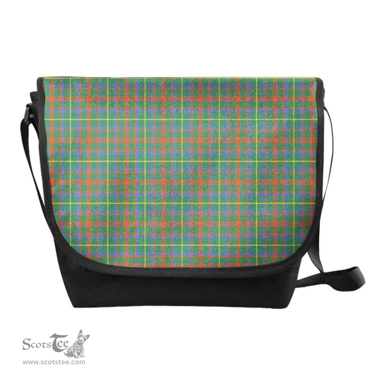 ScotsTee Shop Scottish MacKintosh Hunting Ancient Clan Tartan Messenger Bag Plaid Shoulder Bag