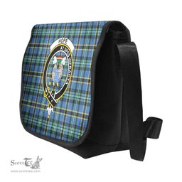 ScotsTee Shop Scottish Hope Clan Crest Tartan Messenger Bag Plaid Shoulder Bag