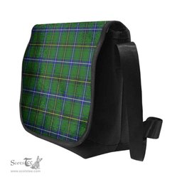 ScotsTee Shop Scottish Henderson Modern Clan Tartan Messenger Bag Plaid Shoulder Bag