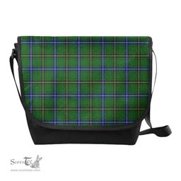 ScotsTee Shop Scottish Henderson Modern Clan Tartan Messenger Bag Plaid Shoulder Bag