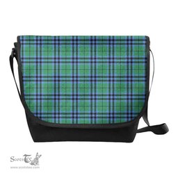 ScotsTee Shop Scottish Keith Ancient Clan Tartan Messenger Bag Plaid Shoulder Bag