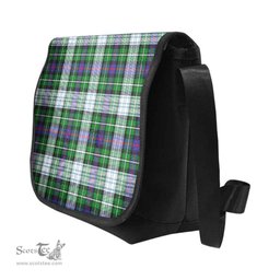 ScotsTee Shop Scottish MacKenzie Dress Modern Clan Tartan Messenger Bag Plaid Shoulder Bag