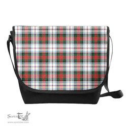ScotsTee Shop Scottish MacDuff Dress Modern Clan Tartan Messenger Bag Plaid Shoulder Bag