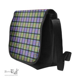 ScotsTee Shop Scottish MacDonald Ancient Clan Tartan Messenger Bag Plaid Shoulder Bag