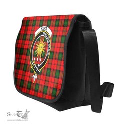 ScotsTee Shop Scottish Kerr Clan Crest Tartan Messenger Bag Plaid Shoulder Bag