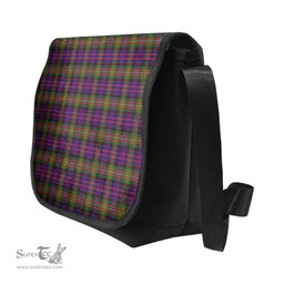 ScotsTee Shop Scottish MacDonnell of Glengarry Modern Clan Tartan Messenger Bag Plaid Shoulder Bag