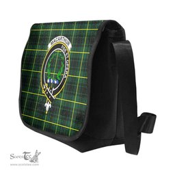 ScotsTee Shop Scottish MacArthur Clan Crest Tartan Messenger Bag Plaid Shoulder Bag