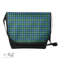ScotsTee Shop Scottish Lyon Clan Tartan Messenger Bag Plaid Shoulder Bag