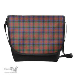 ScotsTee Shop Scottish MacDuff Hunting Modern Clan Tartan Messenger Bag Plaid Shoulder Bag