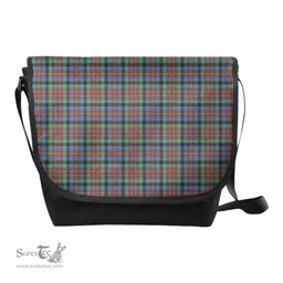 ScotsTee Shop Scottish MacDuff Hunting Ancient Clan Tartan Messenger Bag Plaid Shoulder Bag