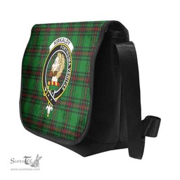 ScotsTee Shop Scottish Kirkaldy Clan Crest Tartan Messenger Bag Plaid Shoulder Bag