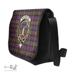 ScotsTee Shop Scottish MacBrayne Clan Crest Tartan Messenger Bag Plaid Shoulder Bag