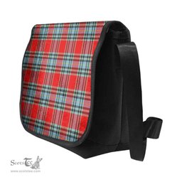ScotsTee Shop Scottish MacLeay Clan Tartan Messenger Bag Plaid Shoulder Bag