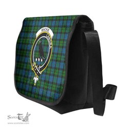 ScotsTee Shop Scottish MacKie Clan Crest Tartan Messenger Bag Plaid Shoulder Bag