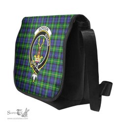ScotsTee Shop Scottish Gordon Clan Crest Tartan Messenger Bag Plaid Shoulder Bag