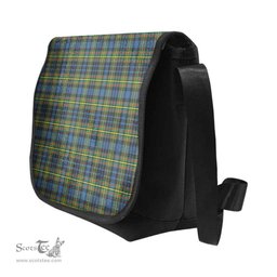 ScotsTee Shop Scottish MacLellan Ancient Clan Tartan Messenger Bag Plaid Shoulder Bag
