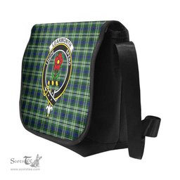 ScotsTee Shop Scottish Learmonth Clan Crest Tartan Messenger Bag Plaid Shoulder Bag