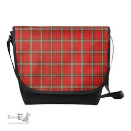 ScotsTee Shop Scottish MacLay Modern Clan Tartan Messenger Bag Plaid Shoulder Bag
