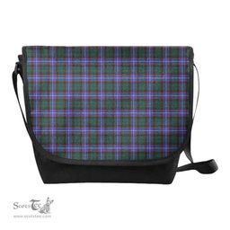 ScotsTee Shop Scottish Hunter Modern Clan Tartan Messenger Bag Plaid Shoulder Bag