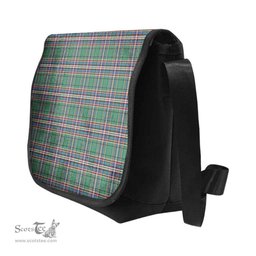 ScotsTee Shop Scottish MacFarlane Hunting Ancient Clan Tartan Messenger Bag Plaid Shoulder Bag