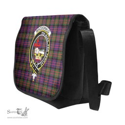 ScotsTee Shop Scottish MacDonald (Clan Donald) Clan Crest Tartan Messenger Bag Plaid Shoulder Bag