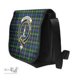 ScotsTee Shop Scottish Kirkpatrick Clan Crest Tartan Messenger Bag Plaid Shoulder Bag