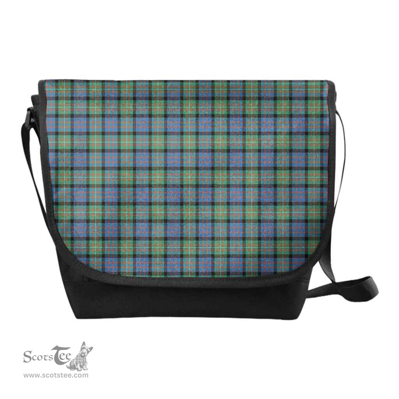 ScotsTee Shop Scottish MacDonnell of Glengarry Ancient Clan Tartan Messenger Bag Plaid Shoulder Bag