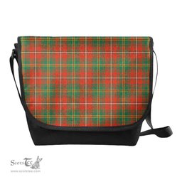 ScotsTee Shop Scottish Hay Ancient Clan Tartan Messenger Bag Plaid Shoulder Bag
