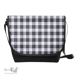 ScotsTee Shop Scottish MacRae Dress Modern Clan Tartan Messenger Bag Plaid Shoulder Bag