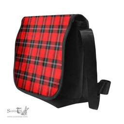 ScotsTee Shop Scottish Ramsay Modern Clan Tartan Messenger Bag Plaid Shoulder Bag