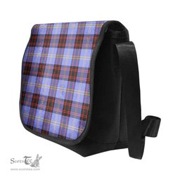 ScotsTee Shop Scottish Rutherford Clan Tartan Messenger Bag Plaid Shoulder Bag