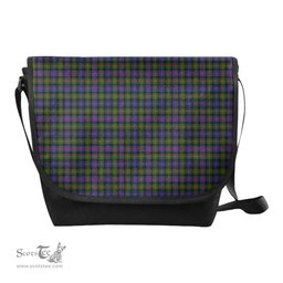 ScotsTee Shop Scottish Murray of Atholl Modern Clan Tartan Messenger Bag Plaid Shoulder Bag