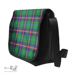 ScotsTee Shop Scottish Young Modern Clan Tartan Messenger Bag Plaid Shoulder Bag