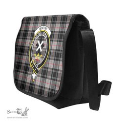 ScotsTee Shop Scottish Moffat Clan Crest Tartan Messenger Bag Plaid Shoulder Bag