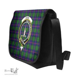 ScotsTee Shop Scottish Shaw (of Tordarroch) Clan Crest Tartan Messenger Bag Plaid Shoulder Bag