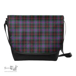 ScotsTee Shop Scottish Nairn Clan Tartan Messenger Bag Plaid Shoulder Bag