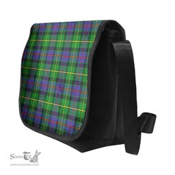 ScotsTee Shop Scottish Tait Modern Clan Tartan Messenger Bag Plaid Shoulder Bag