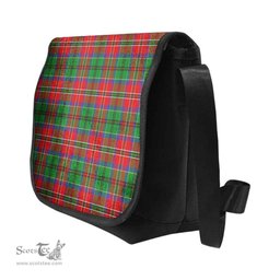 ScotsTee Shop Scottish McCulloch Clan Tartan Messenger Bag Plaid Shoulder Bag